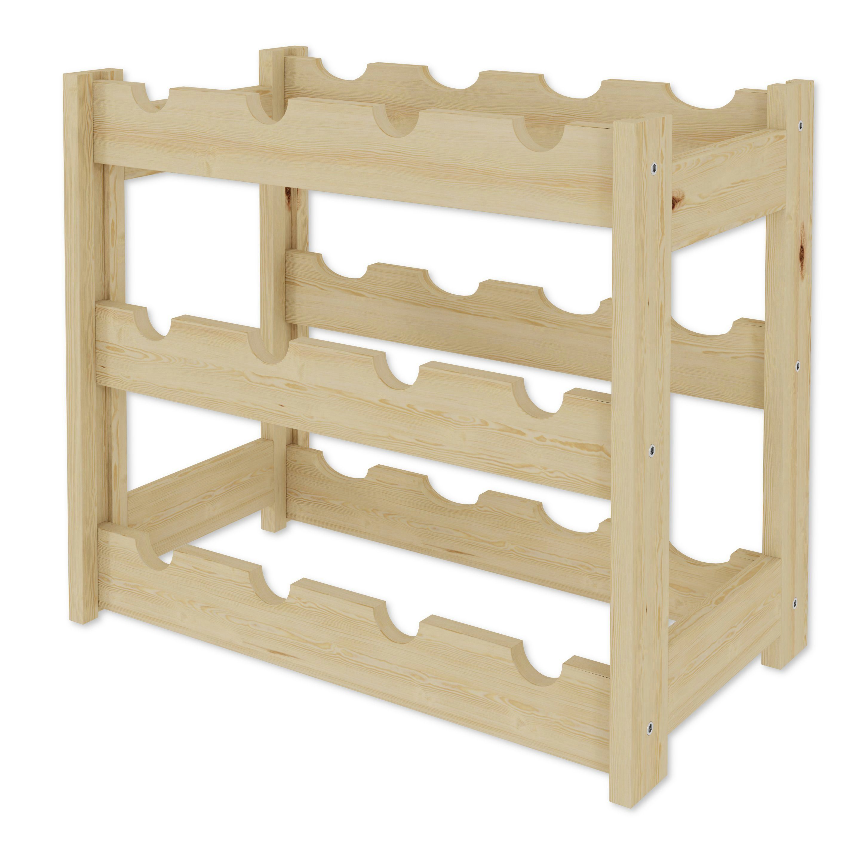 Lenmar Weinregal Lenmar Weinregal Weinregal Holz Flaschenregal für 12 - 91 Flaschen