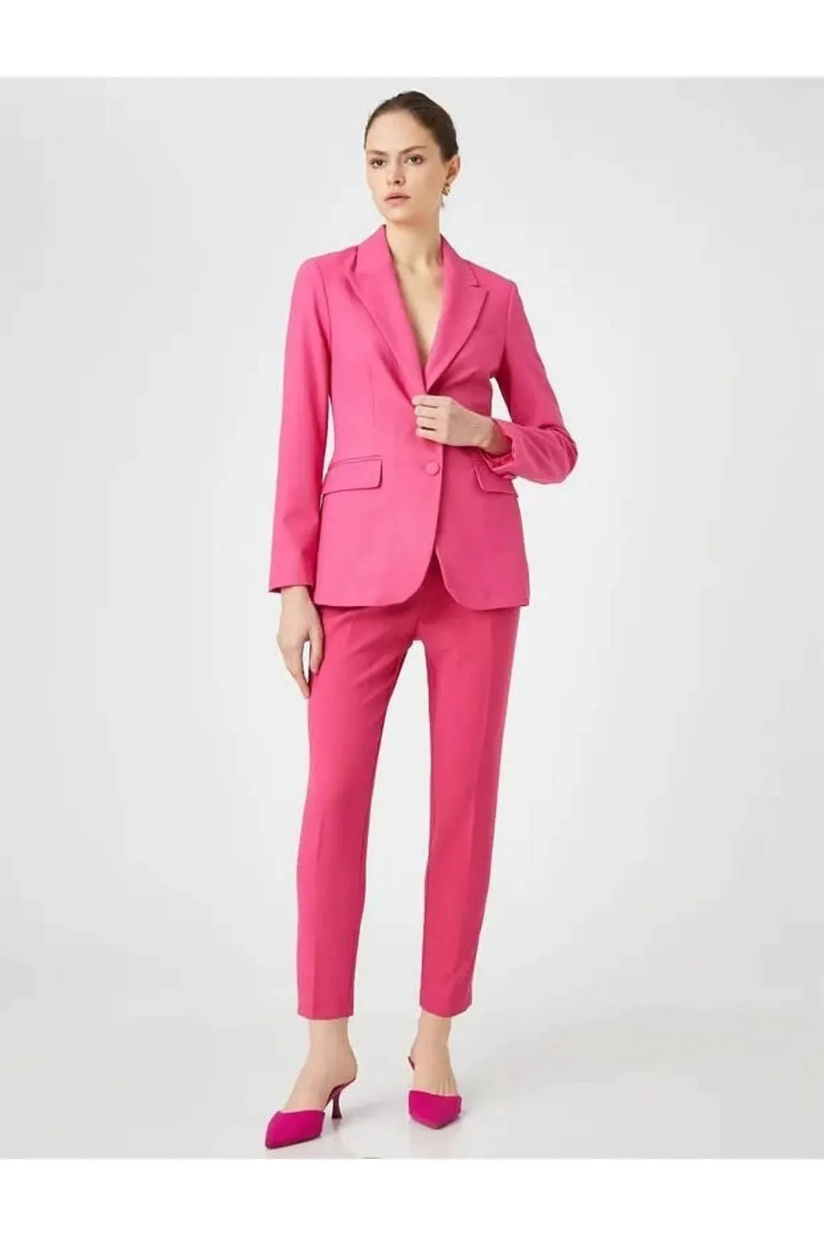 Koton  Klassische Damenhose Rosa 3sak40066uw