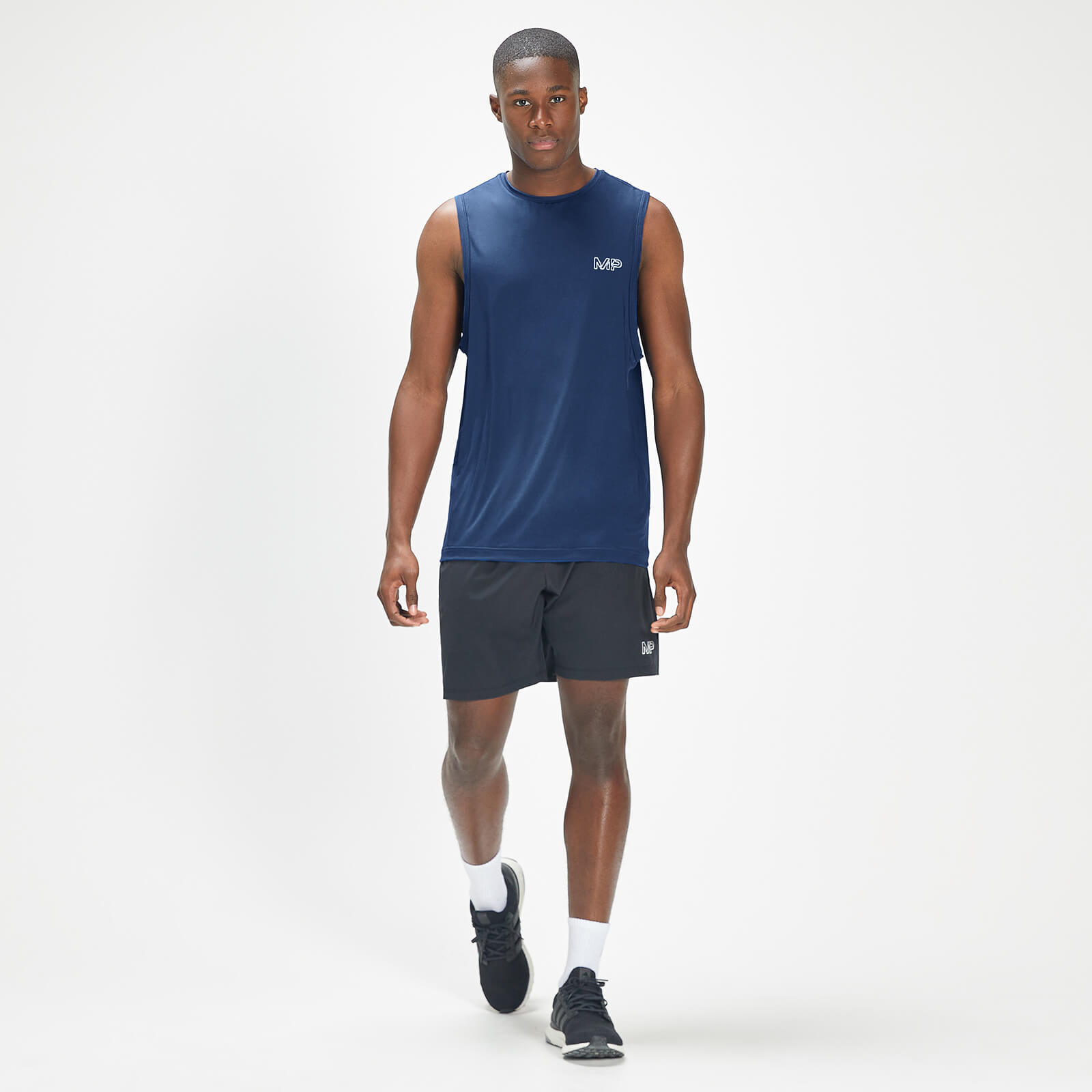 Débardeur d’entraînement MP Infinity Mark Graphic pour hommes – Bleu intense