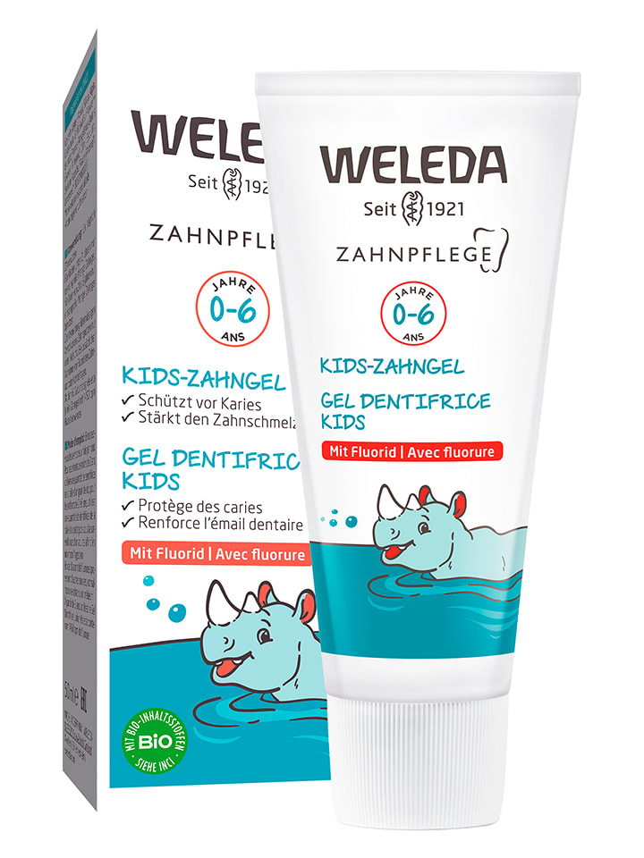 Weleda 3er-Set: Kids-Zahngel mit Fluorid, je 50 ml günstig kaufen onesize