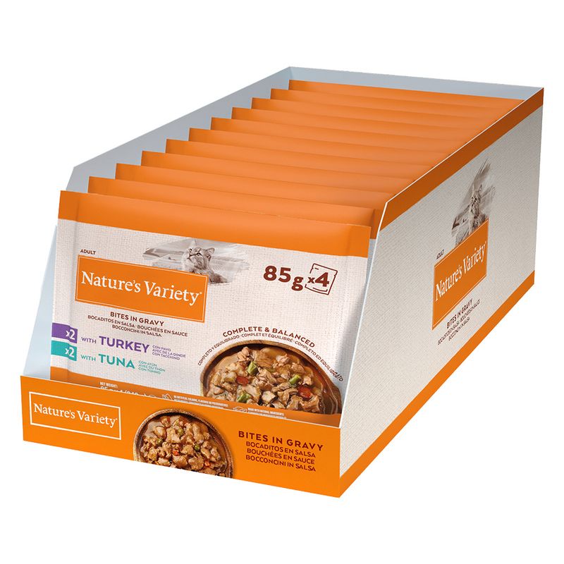 Sparpaket Nature's Variety Bites in Soße Mixpaket 88 x 85 g