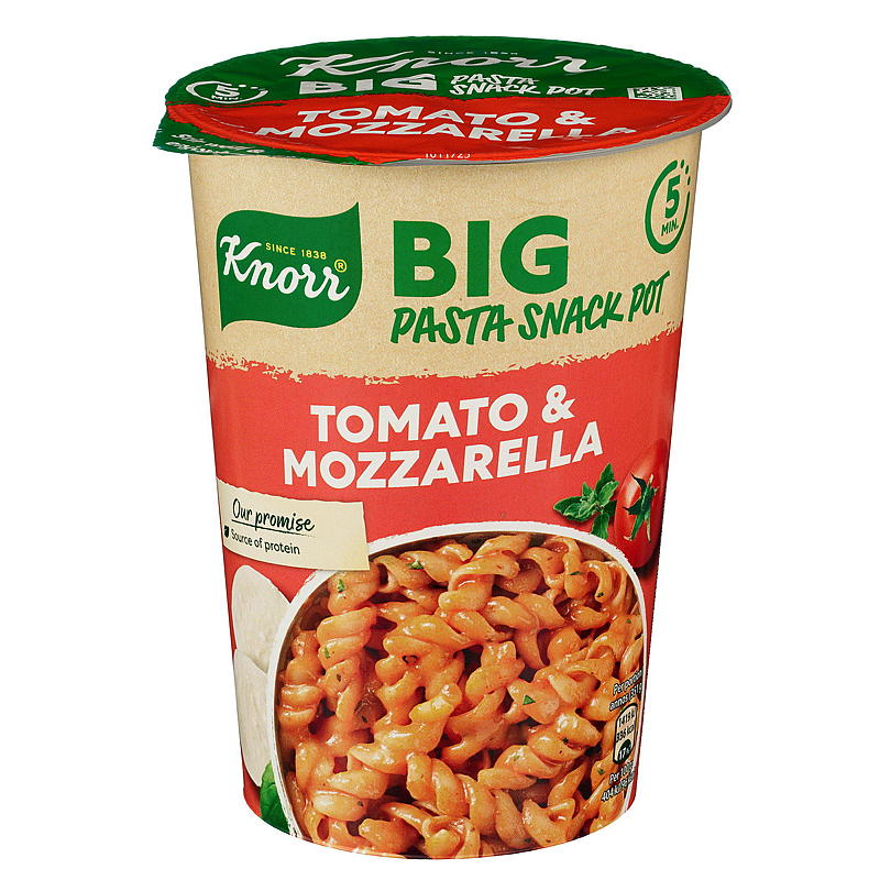 Knorr Tomat & mozzarella big snack pot 93 g Knorr