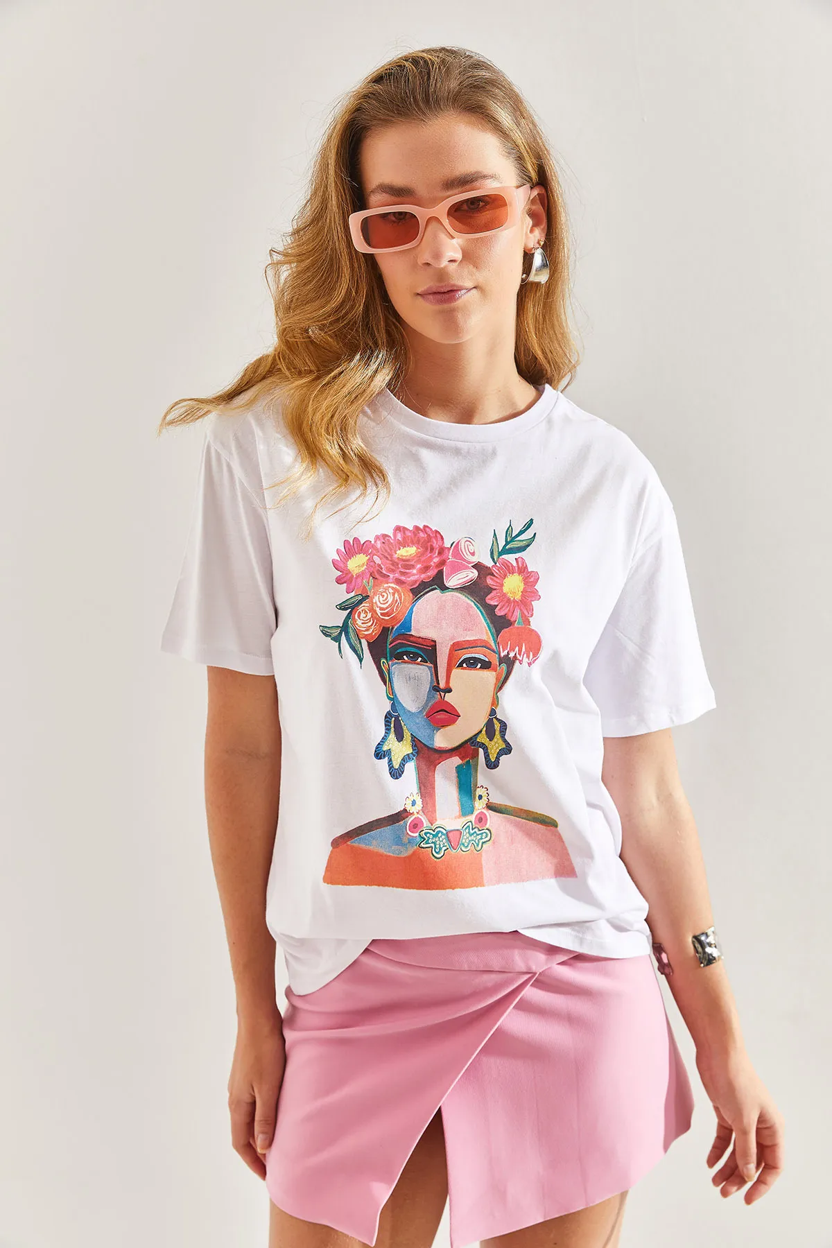 Bianco Lucci  T-Shirt - Weiß - Regular Fit