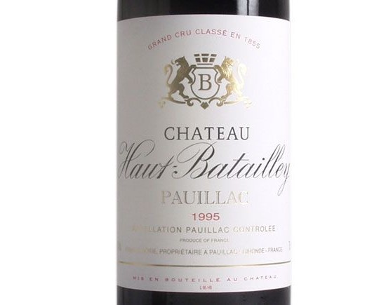 Château Haut-Batailley Rouge 1995, Cinquième Cru Classé En 1855 Bordeaux Pauillac