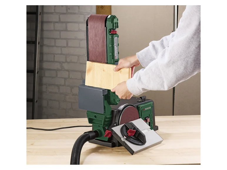 Conjunto de 12 abrasivos PARKSIDE® para lixadeiras de fita e disco.
