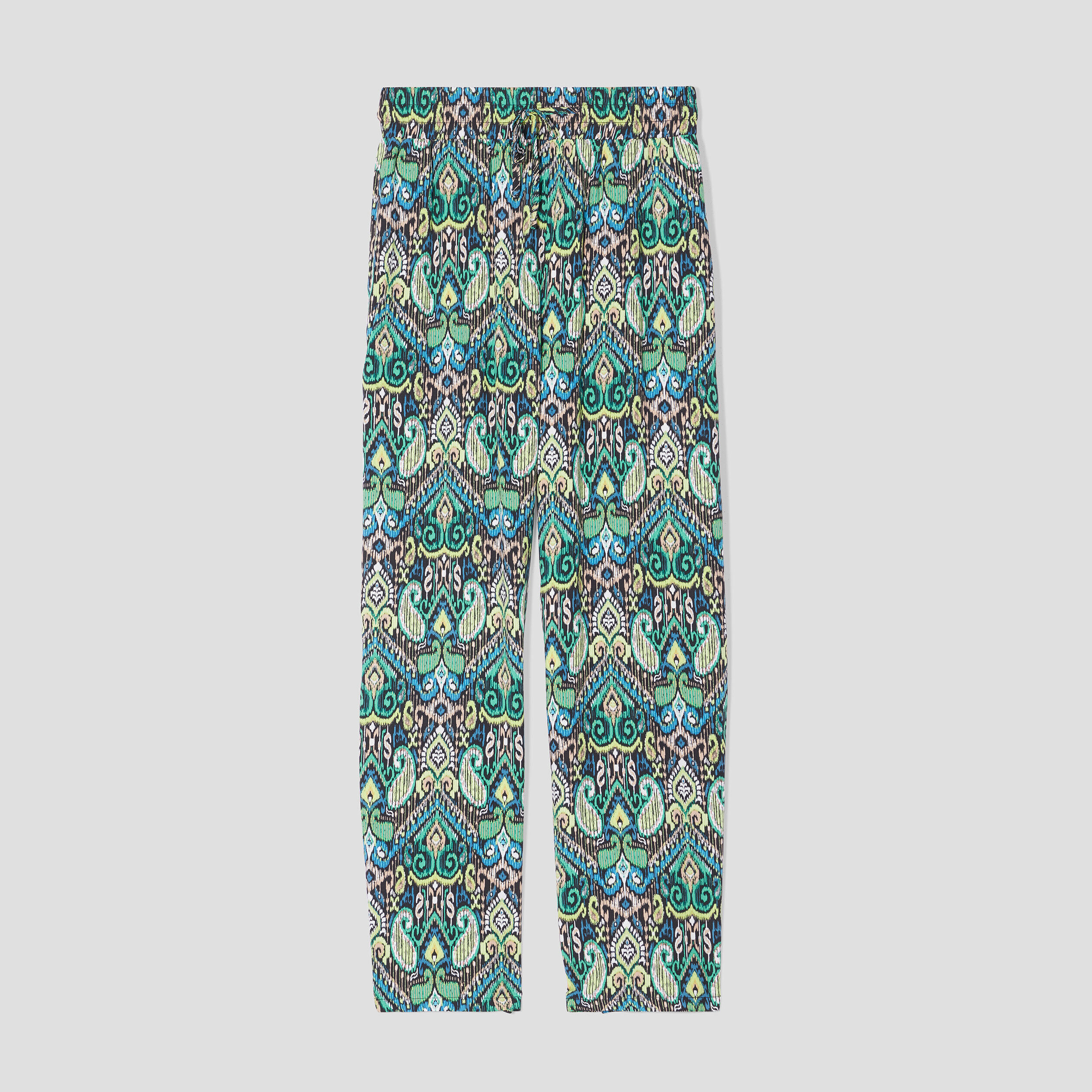 Pantalon droit fluide noir femme | Cache Cache