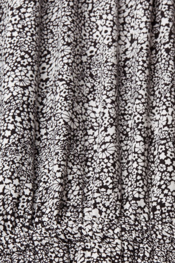 Geblümtes Kleid mit langem Arm, LENZING™ ECOVERO™