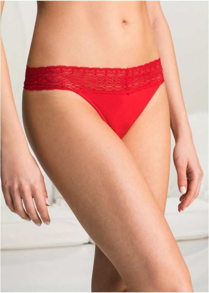 String mit Spitze (5er Pack)