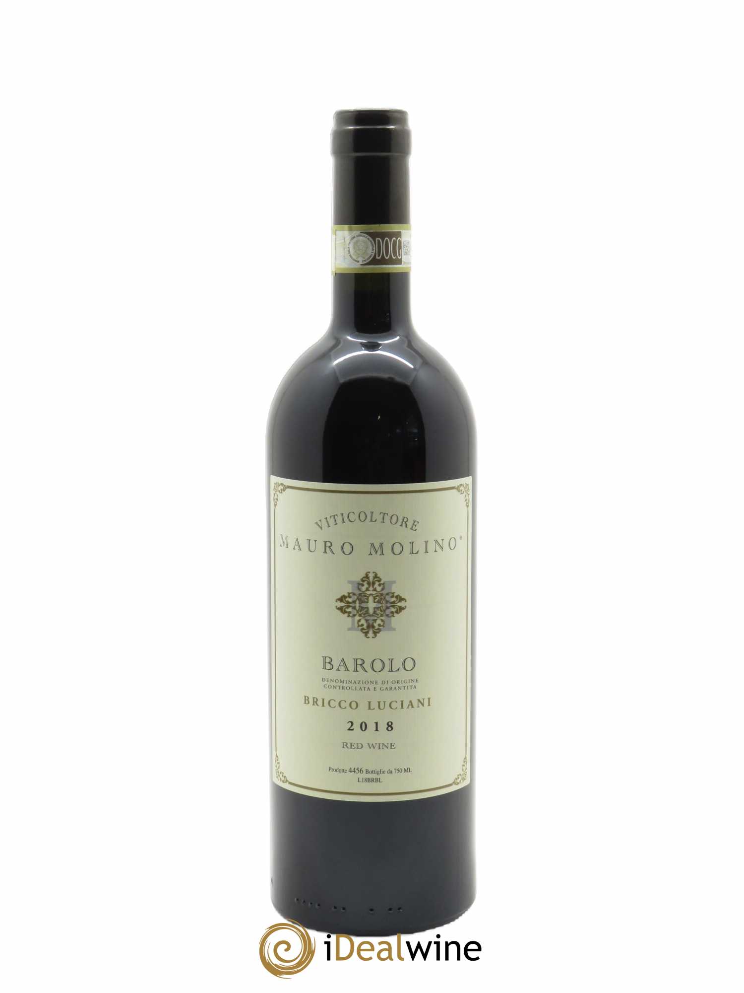 Barolo Mauro Molino DOCG Bricco Luciani  2018 - Lot de 1 Bouteille