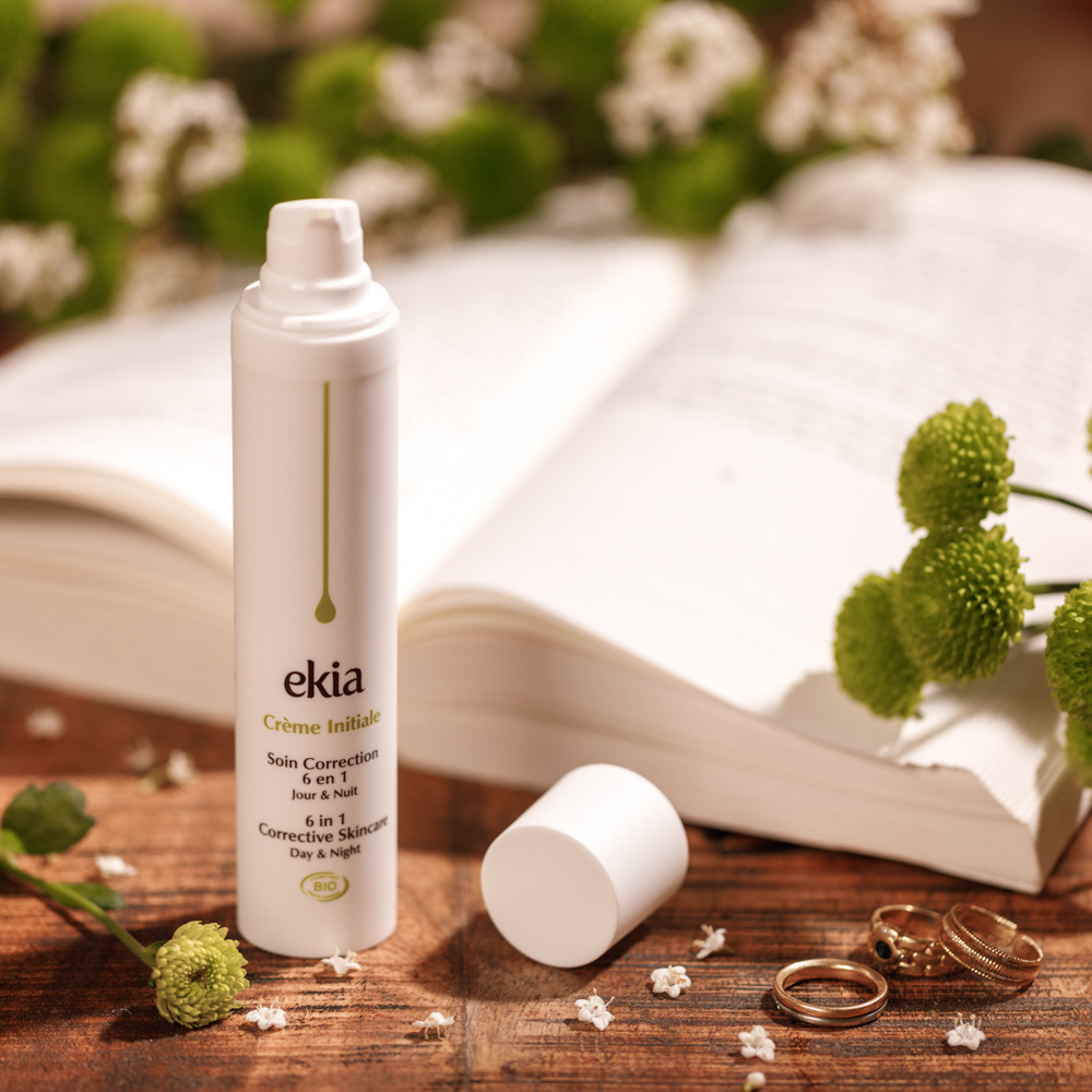 ekia Crème Initiale Crème correction 6 en 1 -Anti-âge global - Certifiée bio