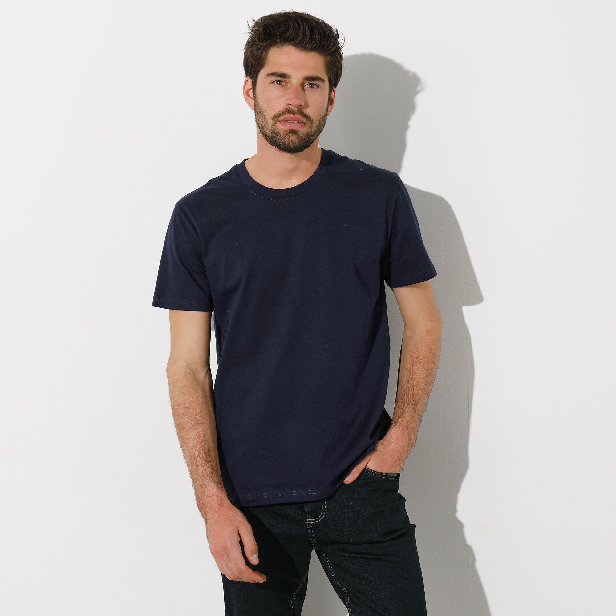 T-shirt col rond manches courtes