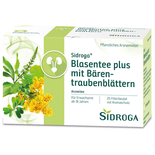 SIDROGA Blasentee plus mit Bärentraubenblättern  20X2.0 g  Tee
