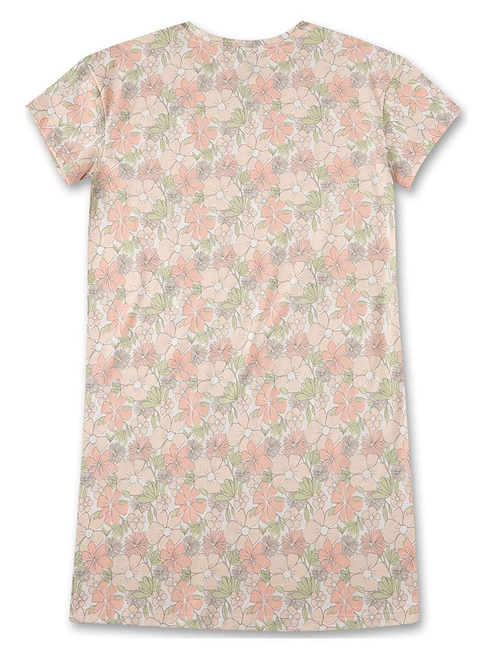 Sanetta Nachthemd in Beige/ Apricot/ Grün günstig kaufen