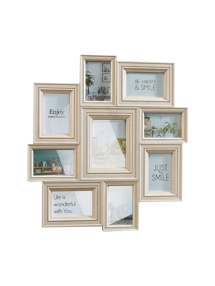 kobolo Bilderrahmen Collage BEIGE9 in Beige günstig kaufen onesize