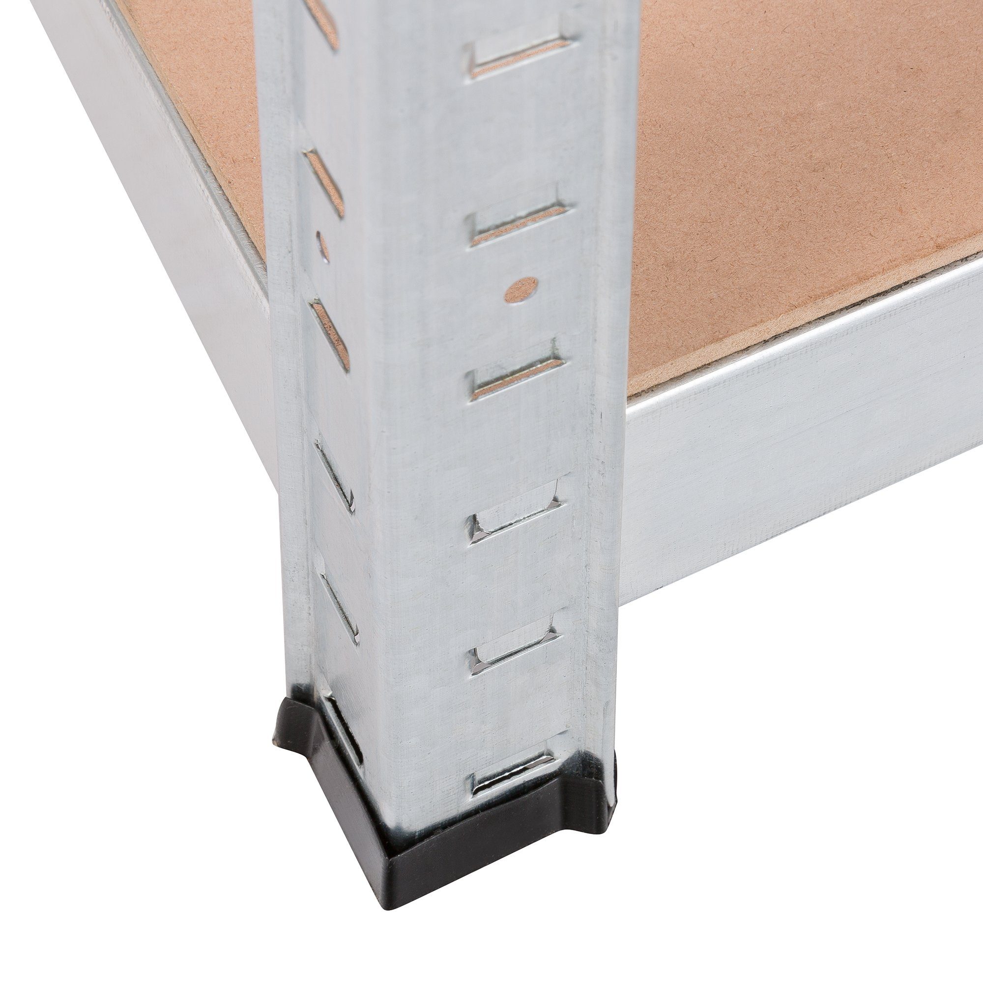 Arebos Schwerlastregal Kellerregal Steckregal Lagerregal 160 x 80 x 40 cm 320 kg, Set 2-tlg.