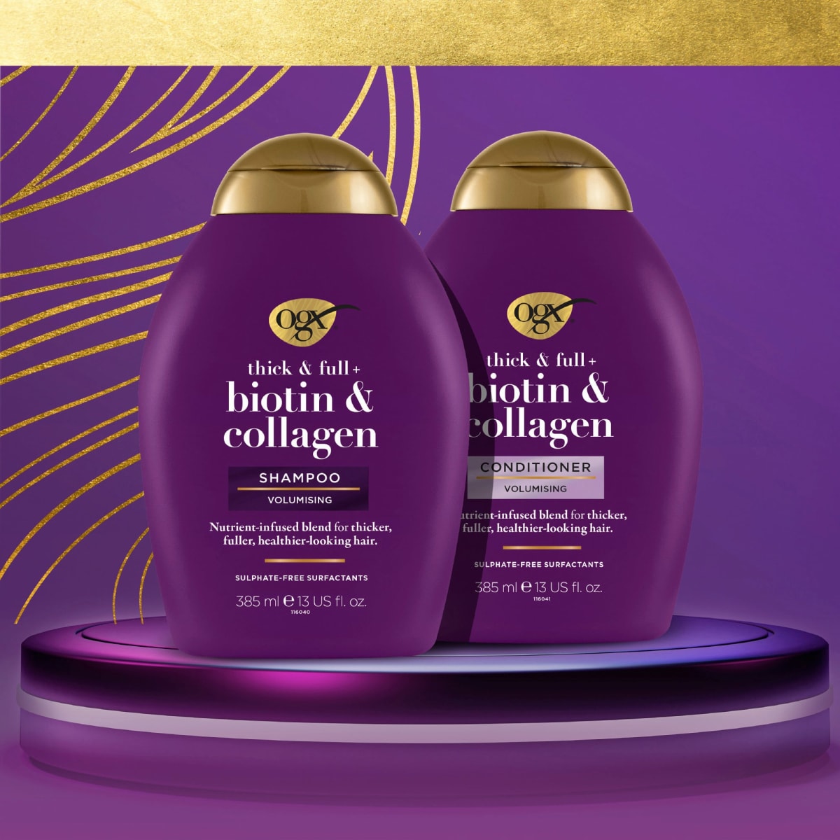 Conditioner Thick & Full, Biotin & Collagen, 385 ml