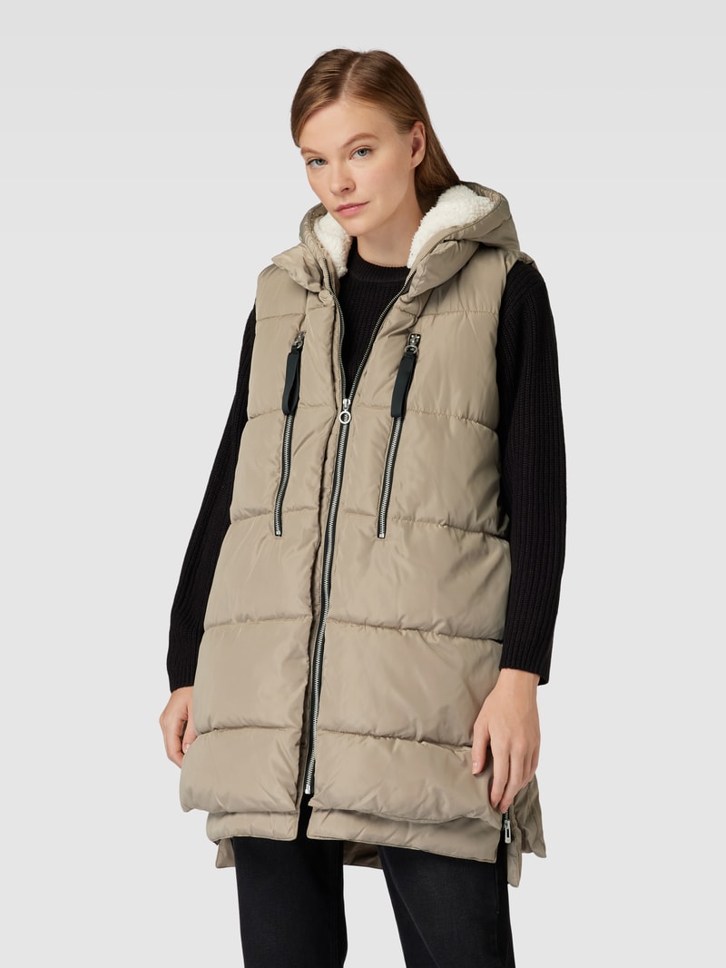 Steppweste im Double-Layer-Look Modell 'NEWNORA' in sand