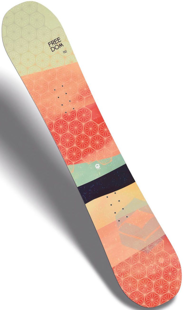 F2 Snowboard FTWO FREEDOM WOMAN APRICOT 21/22 (Set)