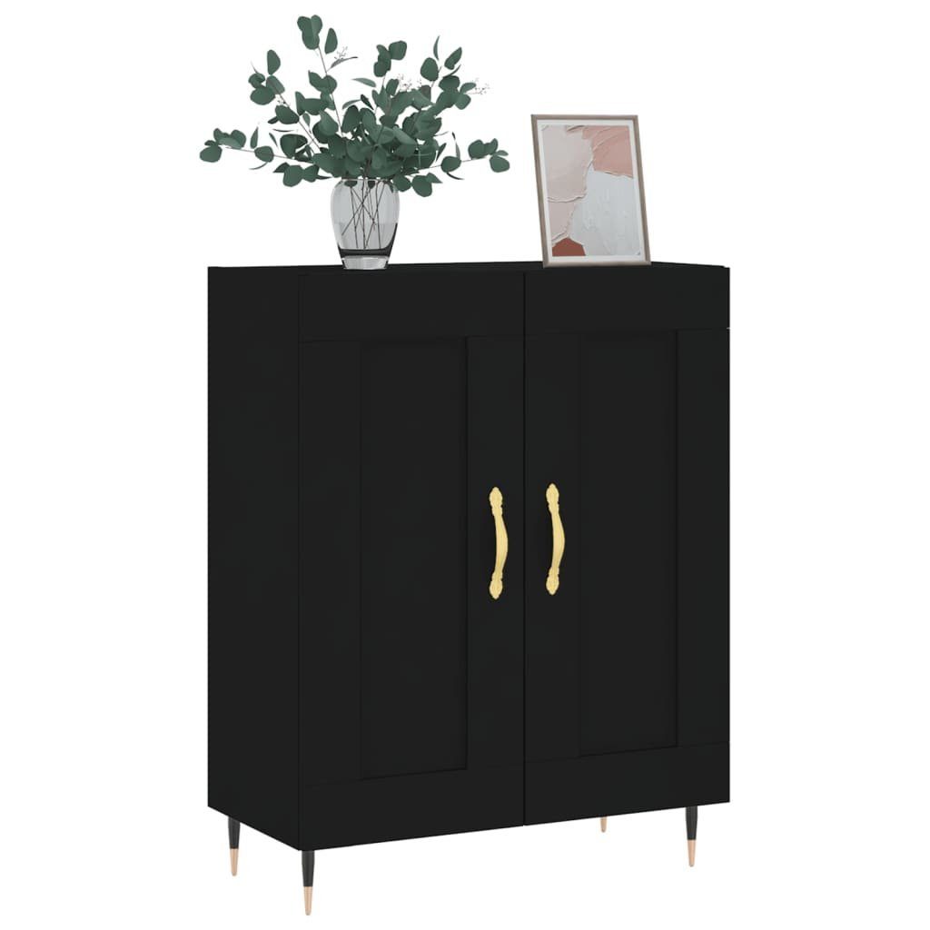 vidaXL Sideboard Sideboard Schwarz 69,5x34x90 cm Holzwerkstoff (1 St)