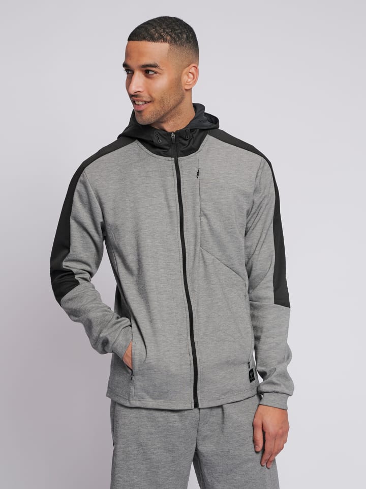 Hummel Hummel Reißverschluss Jacke Hmltropper Herren in GREY MELANGE günstig kaufen