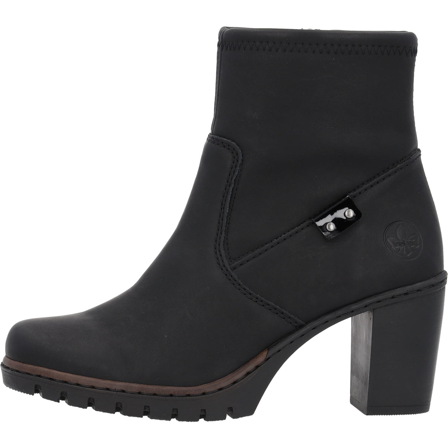 Rieker Y2558, Stiefeletten, Damen, schwarz/schwarz/schwarz