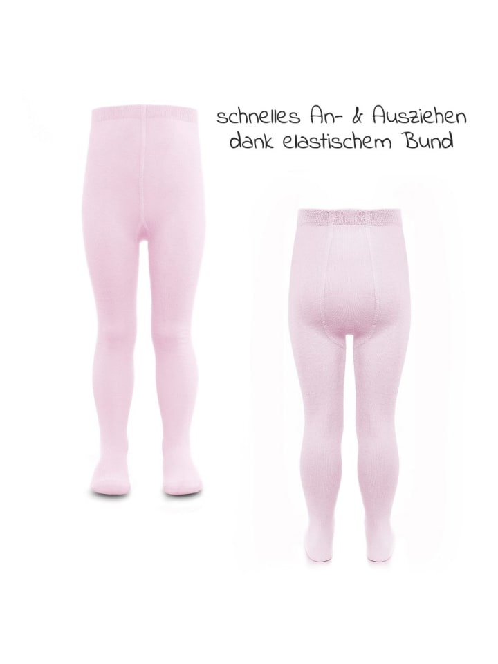 LaLoona Strumpfhose 4er Pack - Rosa Weiß - in rosa,weiss günstig kaufen