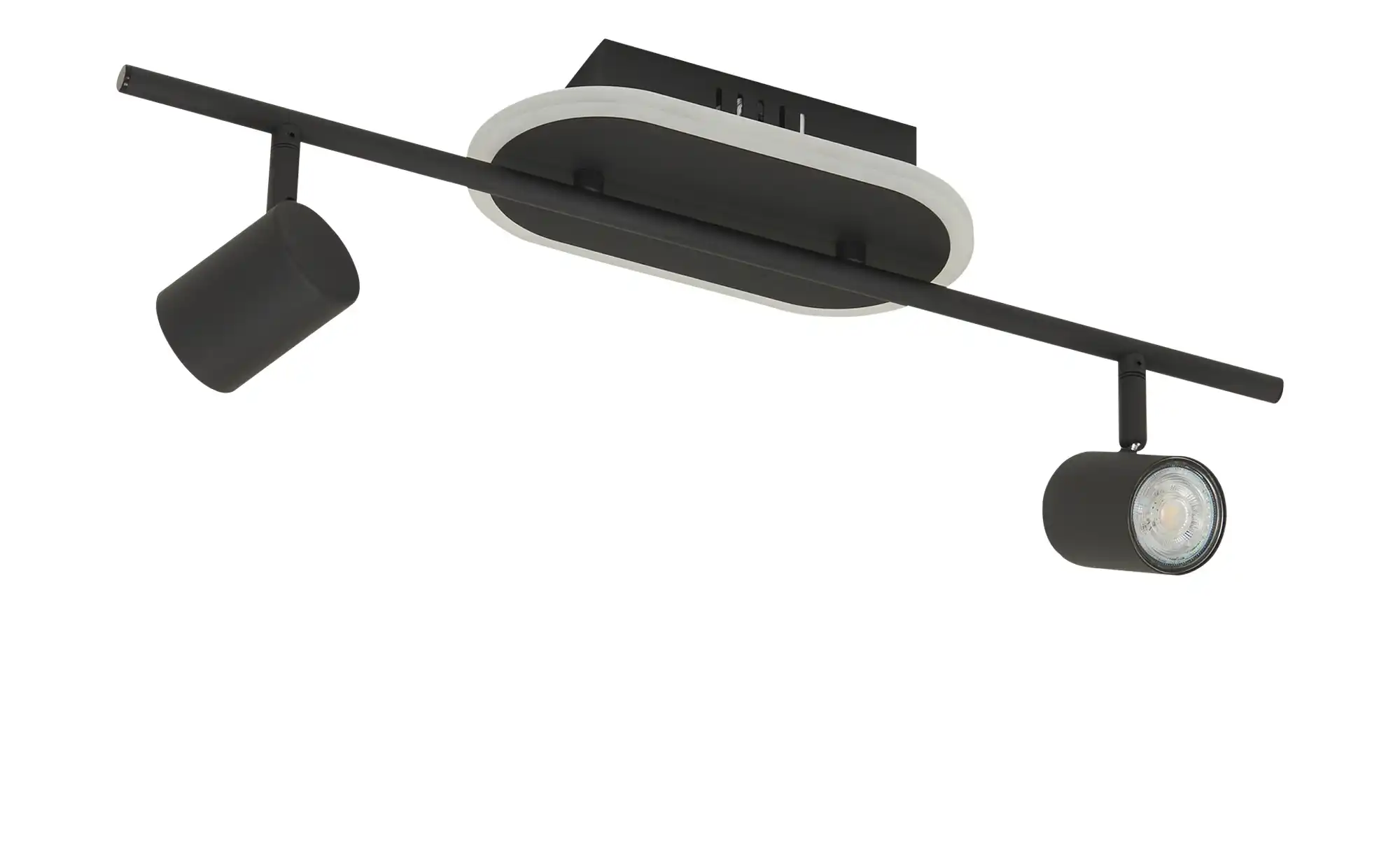 KHG LED-Deckenspot, 2 1-flammig, sandschwarz