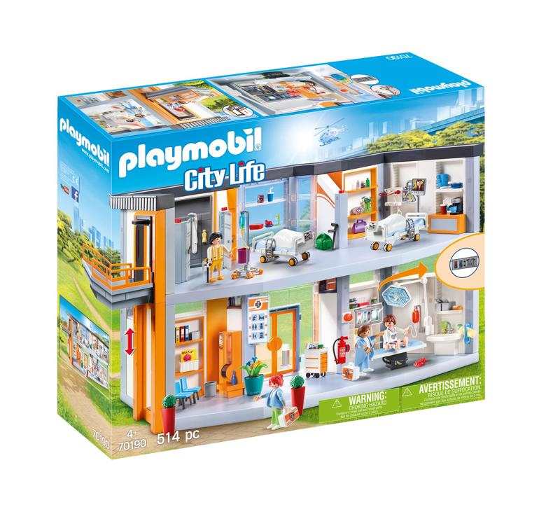70190 Hôpital aménagé, Playmobil City Life