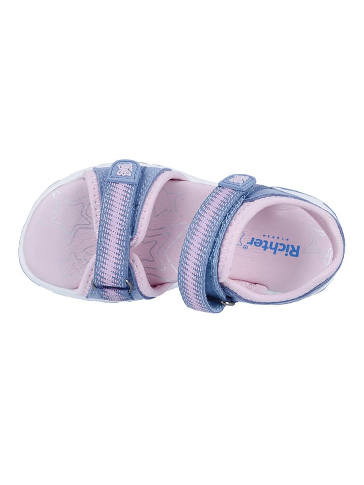 Richter Shoes Sandalen in Hellblau/ Rosa günstig kaufen