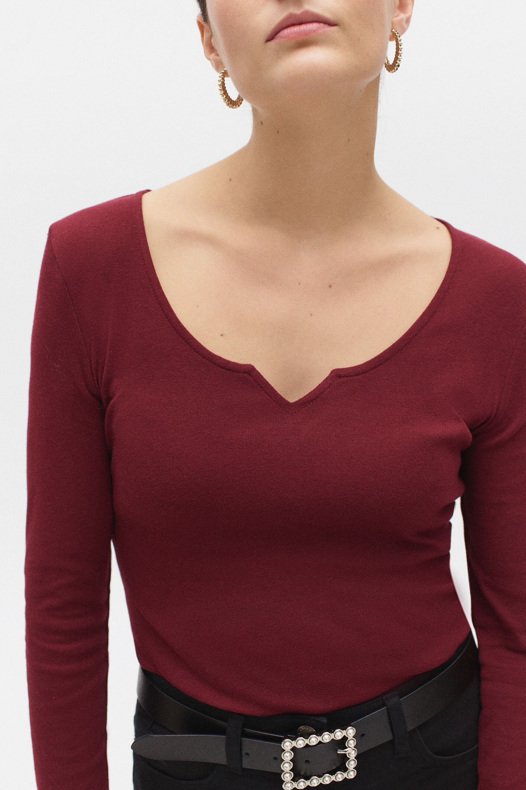 t-shirt donnie bordeaux femme