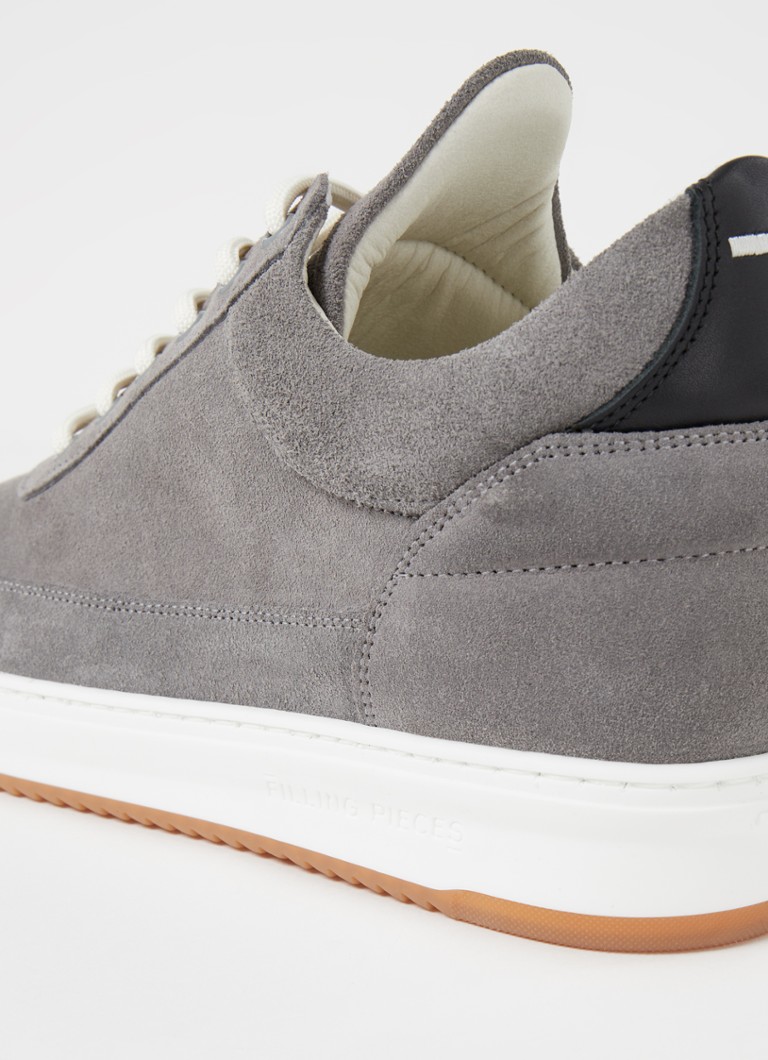 Niskie buty sportowe Filling Pieces Ripple ze zamszu ze skórzanymi detalami.