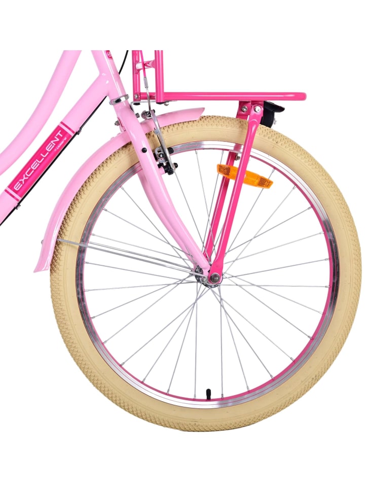 Volare Kinderfahrrad Excellent Fahrrad für Mädchen 24 Zoll Kinderrad in Rosa 8 Jahre günstig kaufen onesize