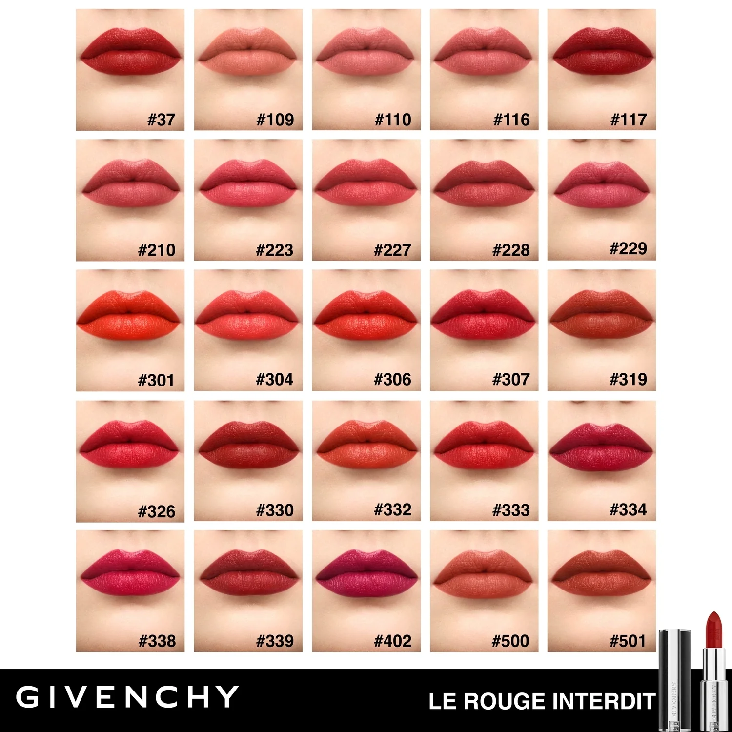 Le Rouge Interdit Barra de labios Seda Intensa