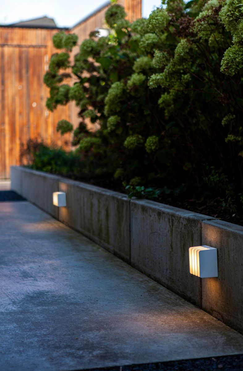 LED Außenwandleuchte Gridy