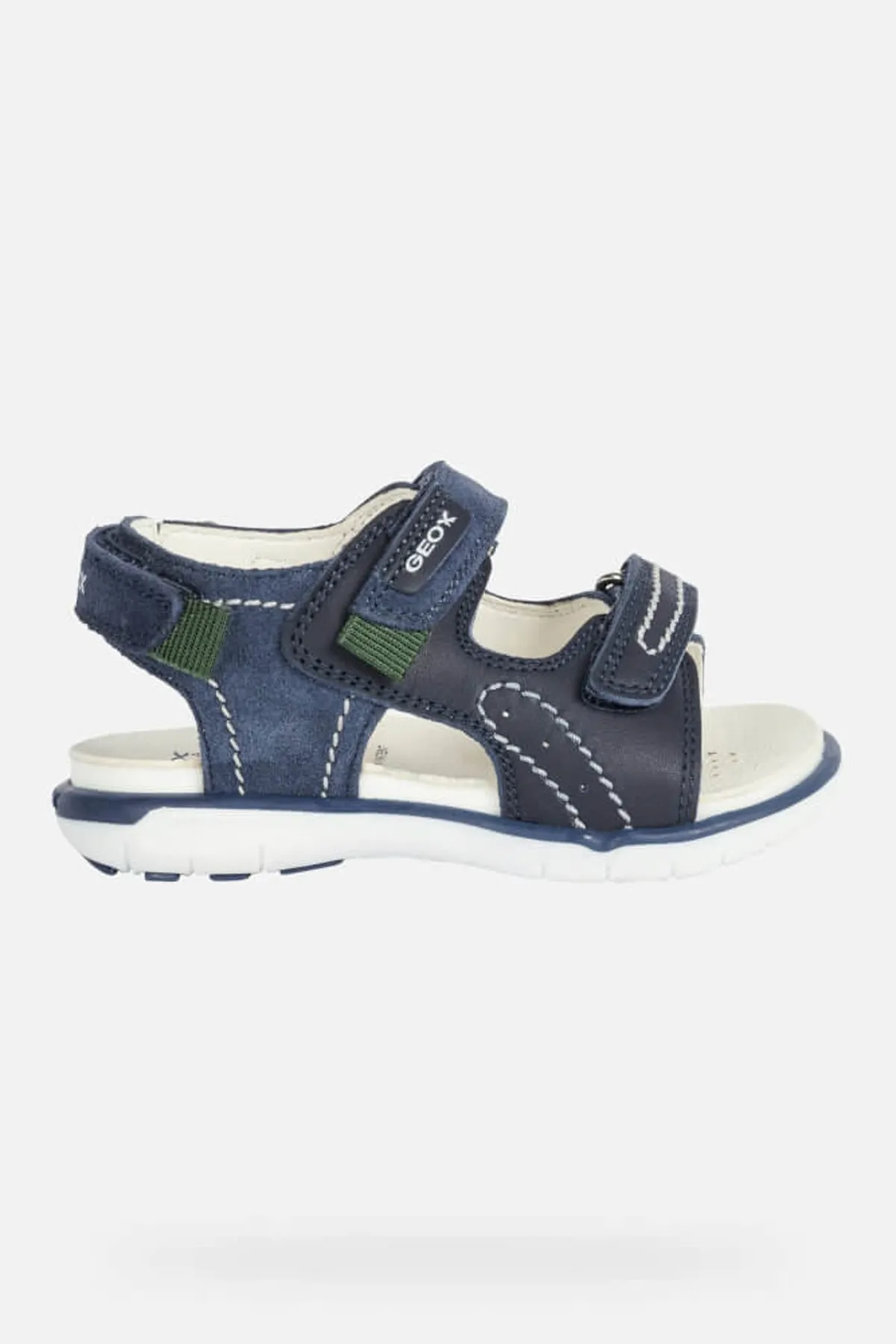 Geox  Sandalette - Blau - Flacher Absatz