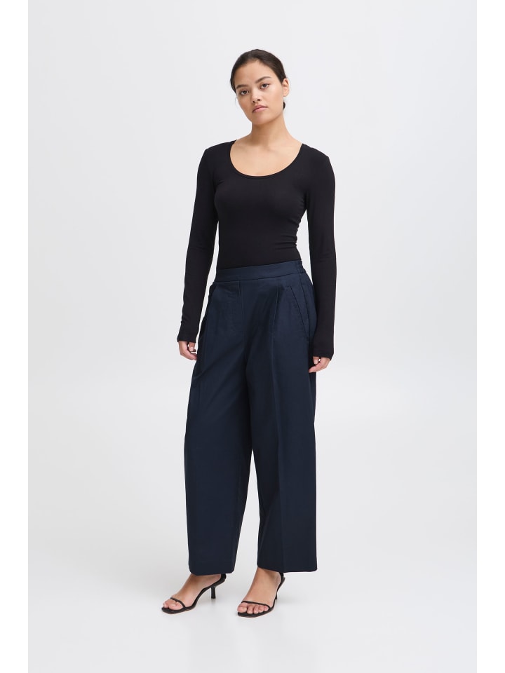 ICHI Culotte in nachtblau günstig kaufen