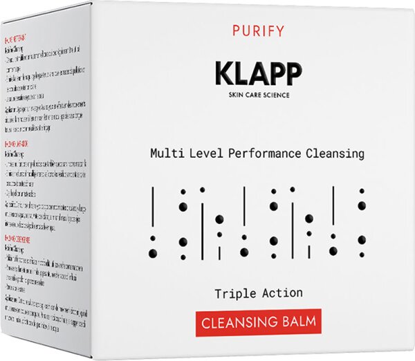 KLAPP Skin Care Science Triple Action Cleansing Balm Gesichtsbalsam