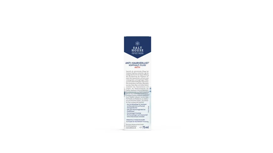 SALTHOUSE Totes Meer Therapie Anti-Haarverlust Kopfhaut-Fluid AKTIV 75 ml