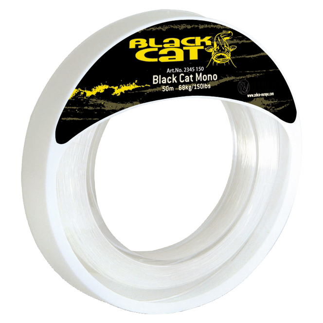 Black Cat Angelschnur Mono Line (transparent, 50 m)