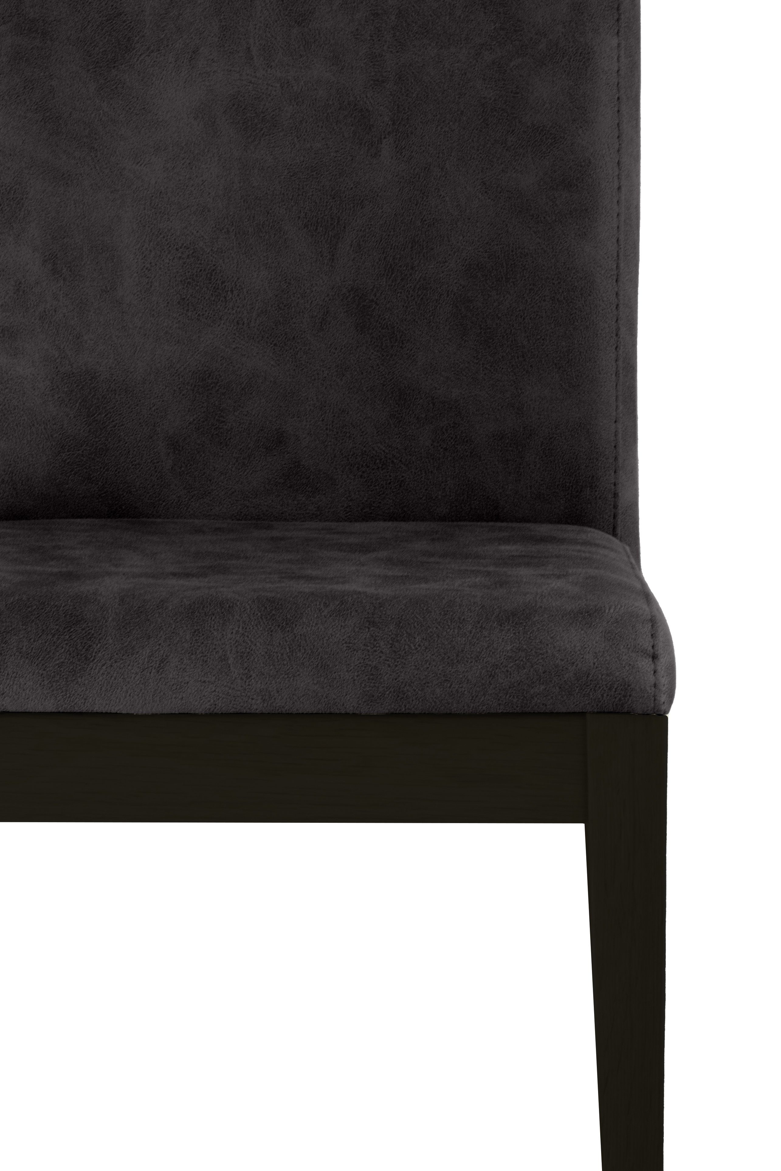 Home affaire 4-Fußstuhl Dendres (Set, 2 St), Sitz und Ruecken gepolstert