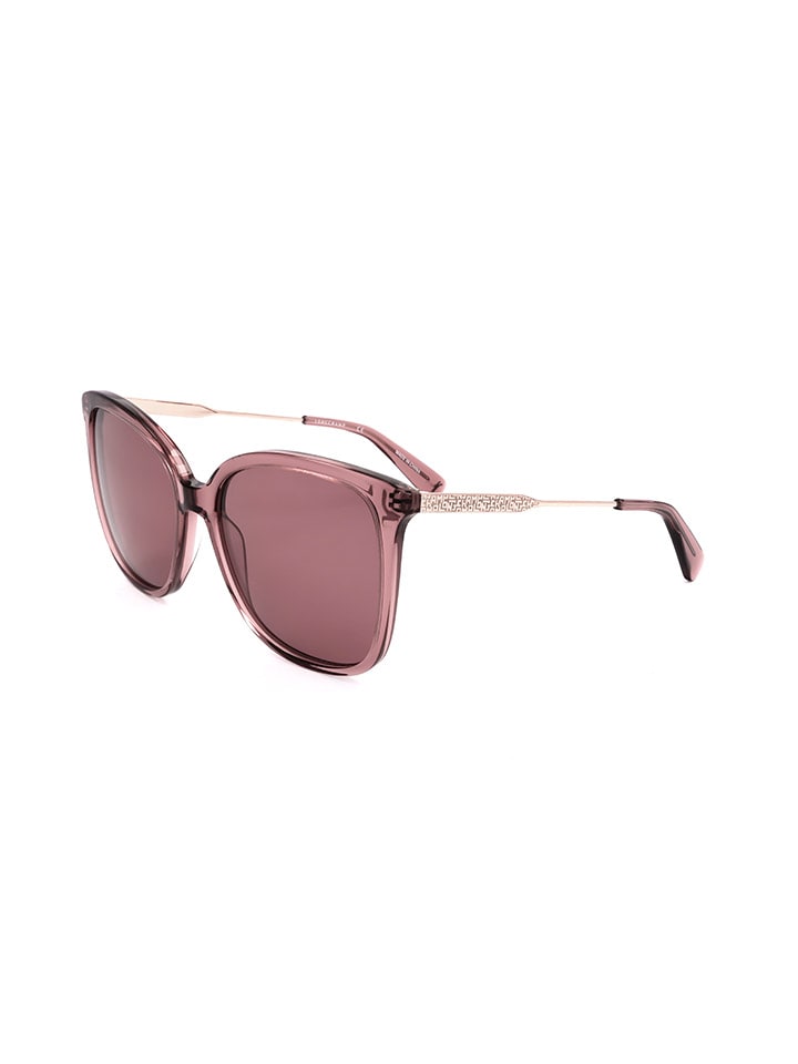 Longchamp Damen-Sonnenbrille in Hellbraun/ Gold günstig kaufen 57