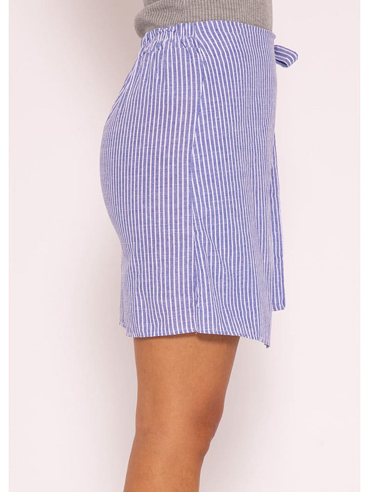 SASSYCLASSY Rock in Blau/ Weiß günstig kaufen