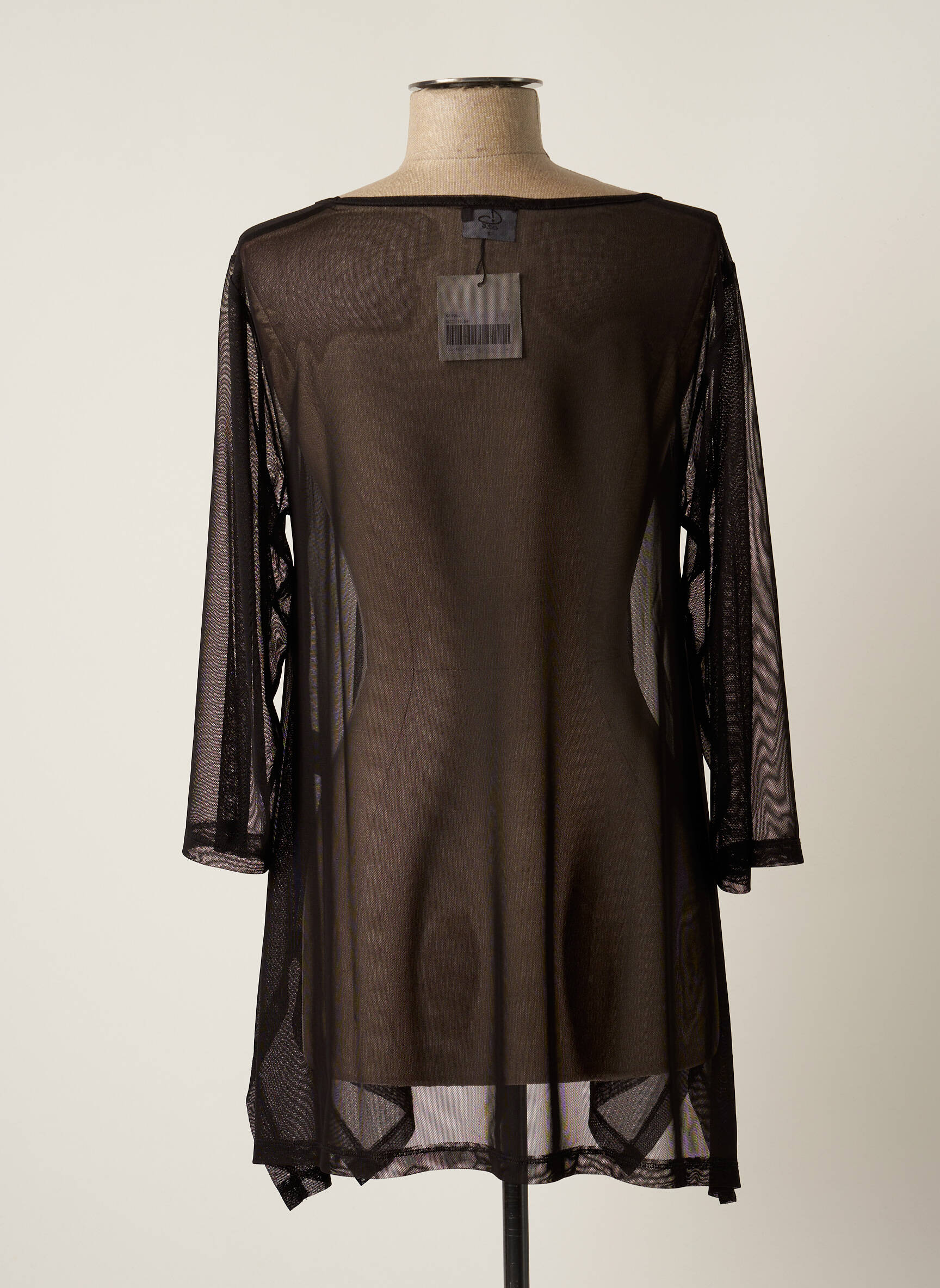 G Oze Tuniquemanchelongue Femme couleur noir