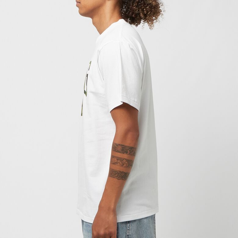 A Bathing Ape 1st Camo NYC Logo Tee M white x green