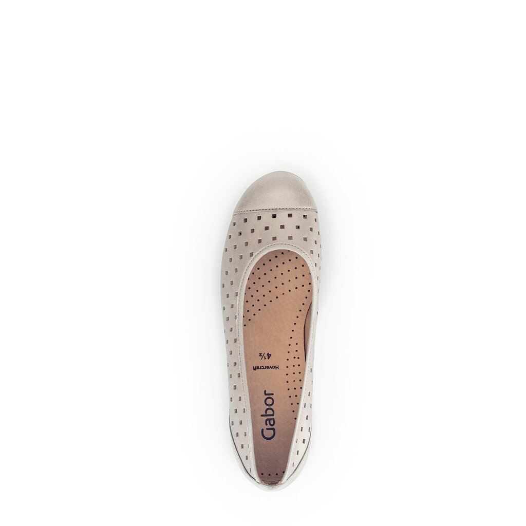 Gabor fashion Sportliche Ballerina grau
