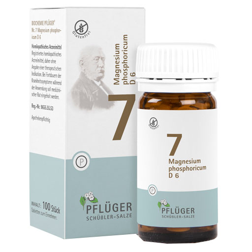 BIOCHEMIE Pflüger 7 Magnesium phosphoricum D 6 Tab  100 St  Tabletten