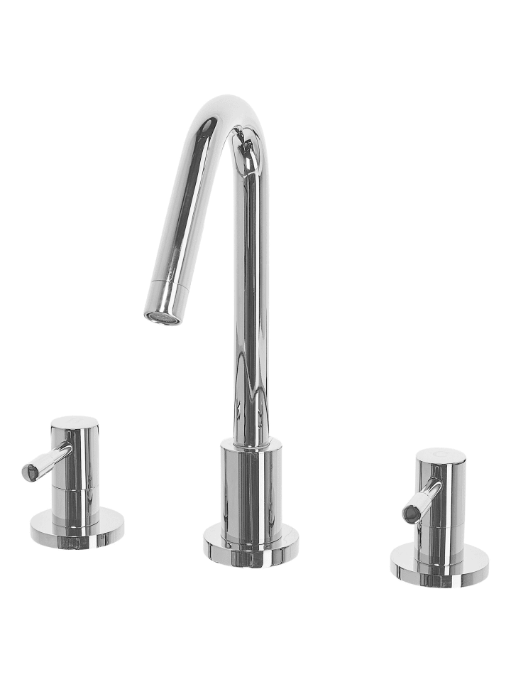 Beliani Wasserhähne KALAMBO in Silber - (W) 5.5 x (H) 27 x (L) 13 cm günstig kaufen onesize