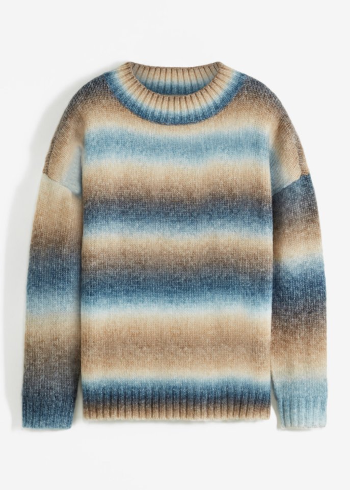 Pullover mit Farbverlauf und Wollanteil