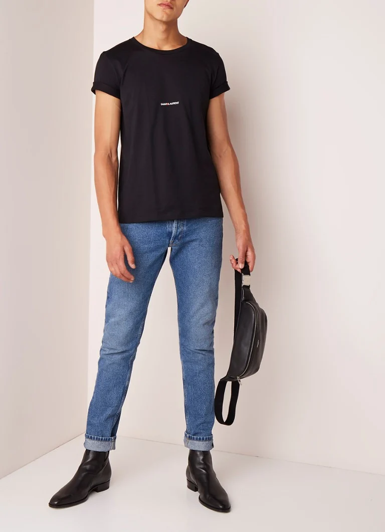 T-shirt Saint Laurent con logo stampato