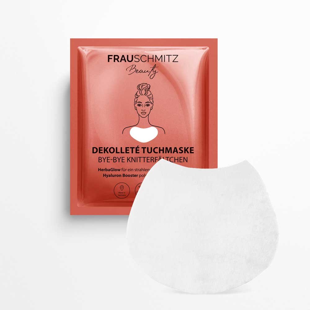FRAUSCHMITZ Beauty Masken Dekolleté Tuchmaske BYE-BYE KNITTERFÄLTCHEN